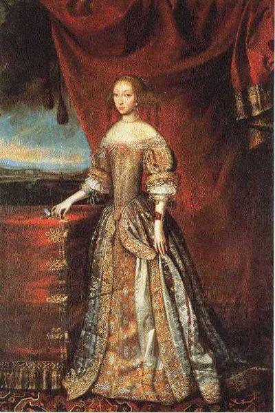 unknow artist Portrait of Charlotte Amalie von Hessen-Kassel Sweden oil painting art